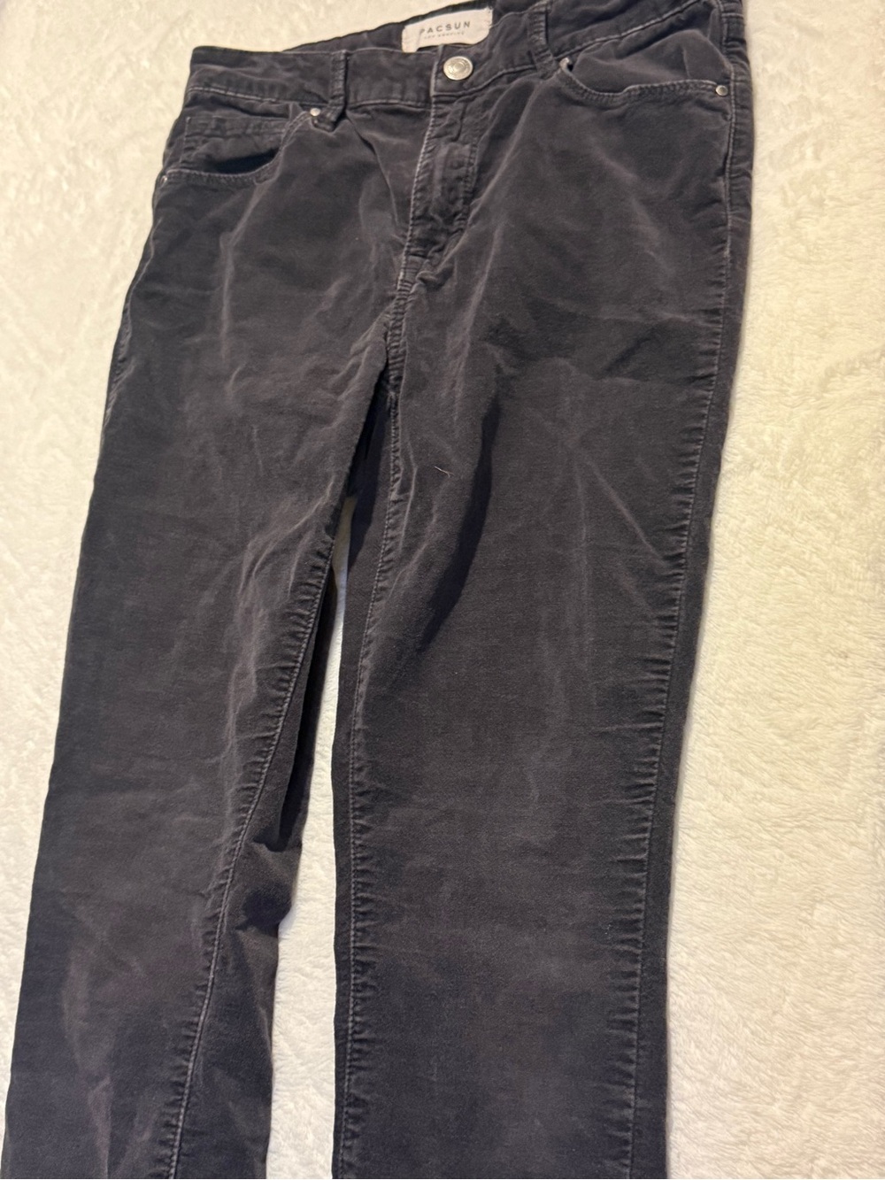 PacSun Men’s Dark Gray Corduroy Pants